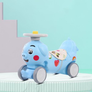 新款儿童摇摇马滑行车摇摇马多种功能带音乐可滑行木马四轮助步车