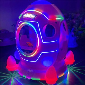 新款户外摆摊儿童汽车电动车亲子双人电动神舟号碰碰车游乐设备厂