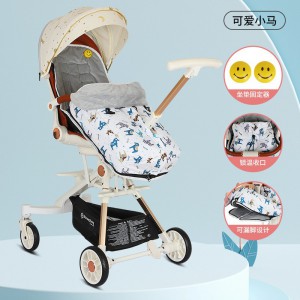 Stroller, sleeping bag, foot cover, warmer bag, winter outing, windproof mat, baby walking artifact, foot mask, thick cotton pad, autumn and winter