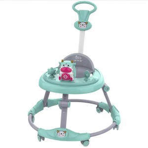 多种功能轻音乐PP学步车婴儿可折叠4合1活动婴儿推步车 带轮子和座椅