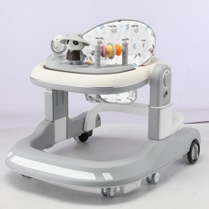 新款婴儿学步车防o型腿多种功能防侧翻一岁宝宝可坐助步车