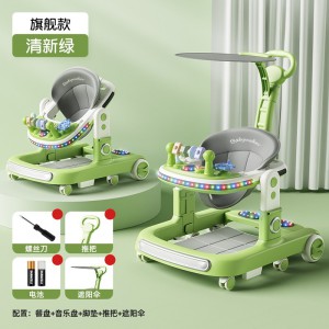 婴儿学步车多种功能宝宝儿童助步车可推可坐学走路起步车