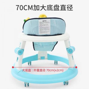 婴儿小孩娃娃儿童早教学步车音乐灯光防侧翻助步车玩具圆盘学步车