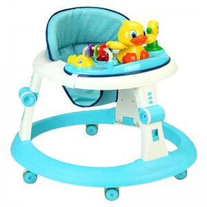 婴儿小孩娃娃儿童早教学步车音乐灯光防侧翻助步车玩具圆盘学步车