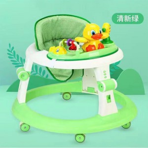 婴儿小孩娃娃儿童早教学步车音乐灯光防侧翻助步车玩具圆盘学步车