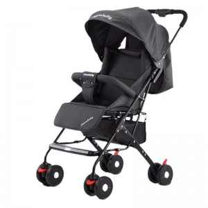 Baby stroller, umbrella car, baby stroller, one-click folding car, lightweight folding stroller, can lie down and sit