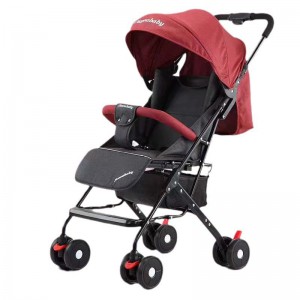Baby stroller, umbrella car, baby stroller, one-click folding car, lightweight folding stroller, can lie down and sit