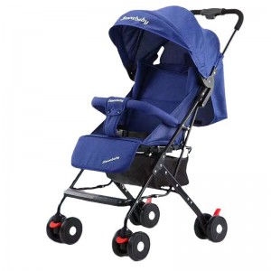 Baby stroller, umbrella car, baby stroller, one-click folding car, lightweight folding stroller, can lie down and sit