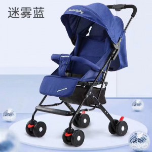 Baby stroller, umbrella car, baby stroller, one-click folding car, lightweight folding stroller, can lie down and sit