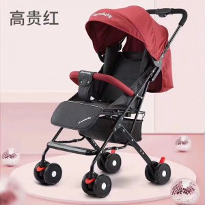 Baby stroller, umbrella car, baby stroller, one-click folding car, lightweight folding stroller, can lie down and sit