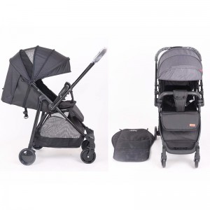 The stroller runs in both directions, the stroller can be seated, the stroller, and the stroller is carried in both directions, the stroller can be seated and reclined