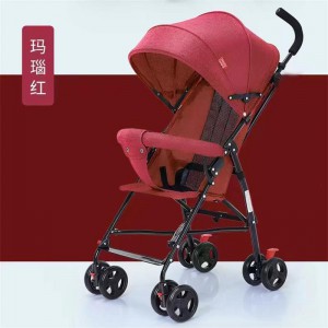 Baby stroller, lightweight, foldable, four-wheel stroller, umbrella cart, baby roller, artifact, outdoor pushchair