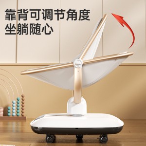 Baby multi-function electric horizontal cradle rocker rocking chair newborn smart coaxing baby comfort artifact sleeping basket