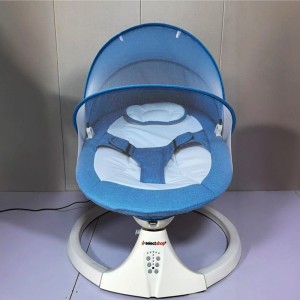哄娃摇床婴幼儿智能电动摇椅哄娃神器蚊帐遮阳篷哄娃睡觉的椅子