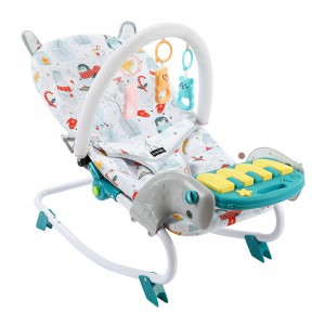 Baby coaxing artifact, pedal piano, baby rocking chair, automatically calms baby balance, lazy cradle, recliner, adjustable
