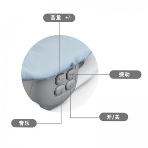婴儿多种功能折叠摇椅宝宝音乐震动座椅新生摇篮投影可调节 安抚躺椅