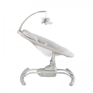 婴儿多种功能折叠摇椅宝宝音乐震动座椅新生摇篮投影可调节 安抚躺椅