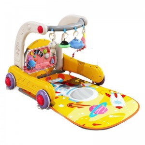 脚踏钢琴健身架新生儿多种功能婴儿助步车宝宝手推车防侧翻益智