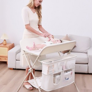 Diaper table, baby care table, portable, multi-function, foldable, washable, bed, diaper changing table
