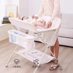 Diaper table, baby care table, portable, multi-function, foldable, washable, bed, diaper changing table