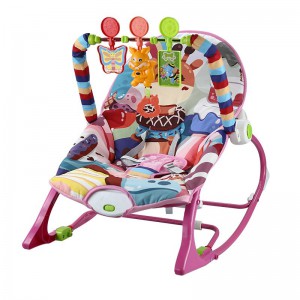 婴儿多种功能震动摇摇椅躺椅宝宝安抚哄睡神器电动音乐摇摇床