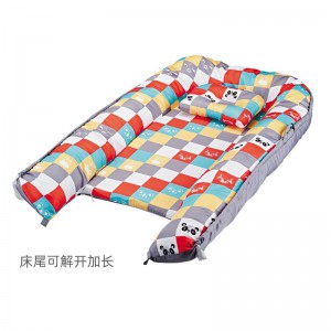 便携式婴儿床可拆洗四合一新生儿防压床中床健身架早教摇铃宝宝床