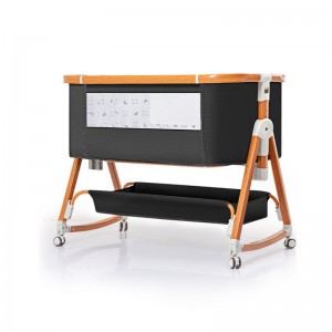 婴儿床宝宝床多种功能可移动拼接大床折叠便携式新生儿床摇篮床