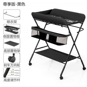 尿布台婴儿护理台便携式多种功能可折叠可移动宝宝床收纳新生儿抚触