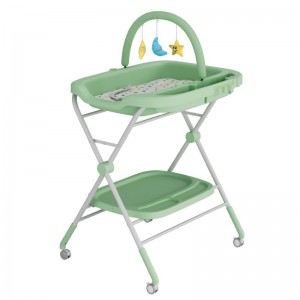 新品新生婴儿护理台多种功能换洗一体式宝宝尿布台可折叠式婴儿摇床