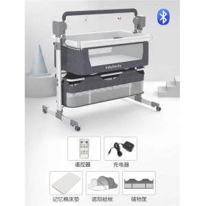 婴儿多种功能电动摇篮摇床摇椅新生儿智能哄娃宝宝床边床睡篮