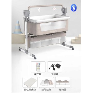 婴儿多种功能电动摇篮摇床摇椅新生儿智能哄娃宝宝床边床睡篮