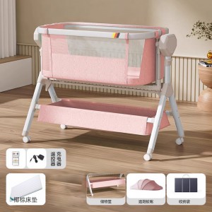 Baby multi-function electric horizontal cradle rocker rocking chair newborn smart coaxing baby comfort artifact sleeping basket