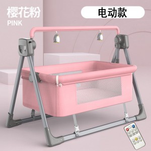 婴儿多种功能电动摇篮睡床床边儿童摇床智能哄睡婴儿安抚摇篮