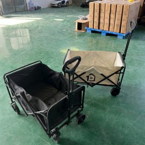 户外露营车营地折叠手推车装备野营拉车野餐小拖车便携出行收纳车