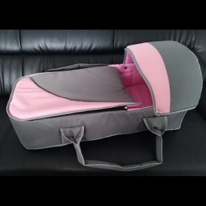 portable baby carrier, car mounted, reclining hand basket, baby crib, crib, bassinet