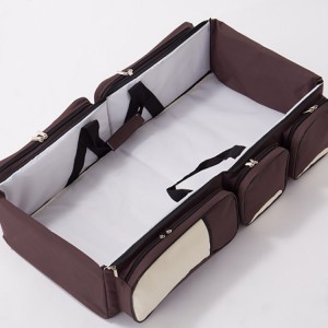 多种功能大容量可折叠式婴儿床包便携式母婴包妈咪包外出手提旅行床