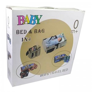 多种功能大容量可折叠式婴儿床包便携式母婴包妈咪包外出手提旅行床