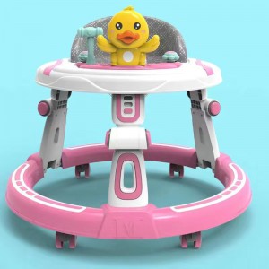 婴幼儿学步车防侧翻6-18个月宝宝可坐可推学走路儿童手推车