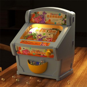 Children&#039;s electric dinosaur pinball machine game machine doll catching toy machine plus size gift for boys and girls