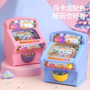 Children&#039;s electric dinosaur pinball machine game machine doll catching toy machine plus size gift for boys and girls