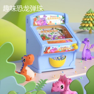 Children&#039;s electric dinosaur pinball machine game machine doll catching toy machine plus size gift for boys and girls