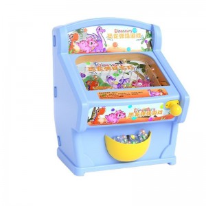 Children&#039;s electric dinosaur pinball machine game machine doll catching toy machine plus size gift for boys and girls