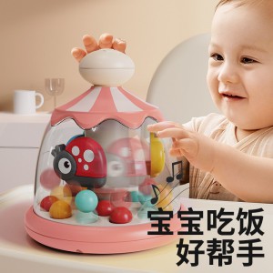 New product press spinning jump ball baby toy 0-1 year old baby artifact early education educational magnetic toy