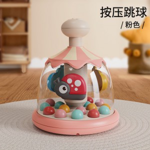 New product press spinning jump ball baby toy 0-1 year old baby artifact early education educational magnetic toy