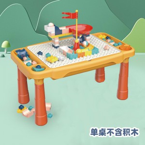 兼容乐高积木大颗粒儿童多种功能积木桌拼装益智玩具蘑菇钉积木拼接