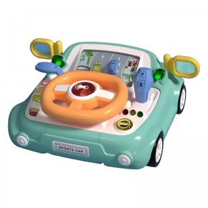 益智早教玩具新品儿童汽车方向盘玩具模拟仿真驾驶灯光音乐多种功能