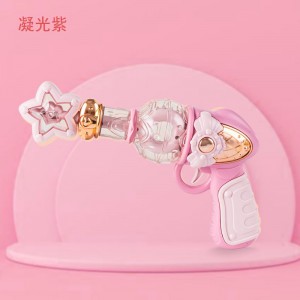 新款儿童电动枪玩具小孩发光音乐玩具枪地摊夜市礼品女孩玩具