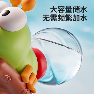 儿童玩具水枪卡通蚂蚁迷你电动连发呲水夏天沙滩玩水亲子互动水枪