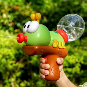 儿童玩具水枪卡通蚂蚁迷你电动连发呲水夏天沙滩玩水亲子互动水枪