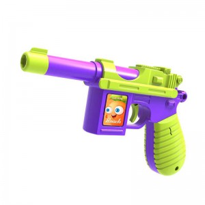 重力萝卜枪玩具灵活回弹迷你手枪道具儿童玩具枪解压玩具